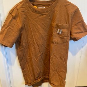 Carhartt Loose Fit Heavyweight Short Sleeve Pocket T Women S Brown